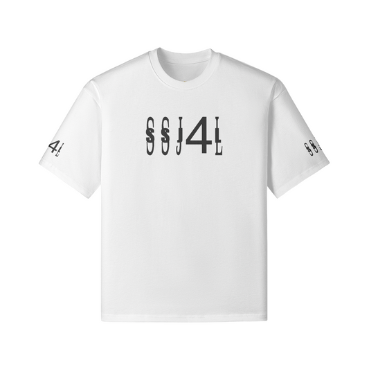 SSJ4L Black Letters Tees