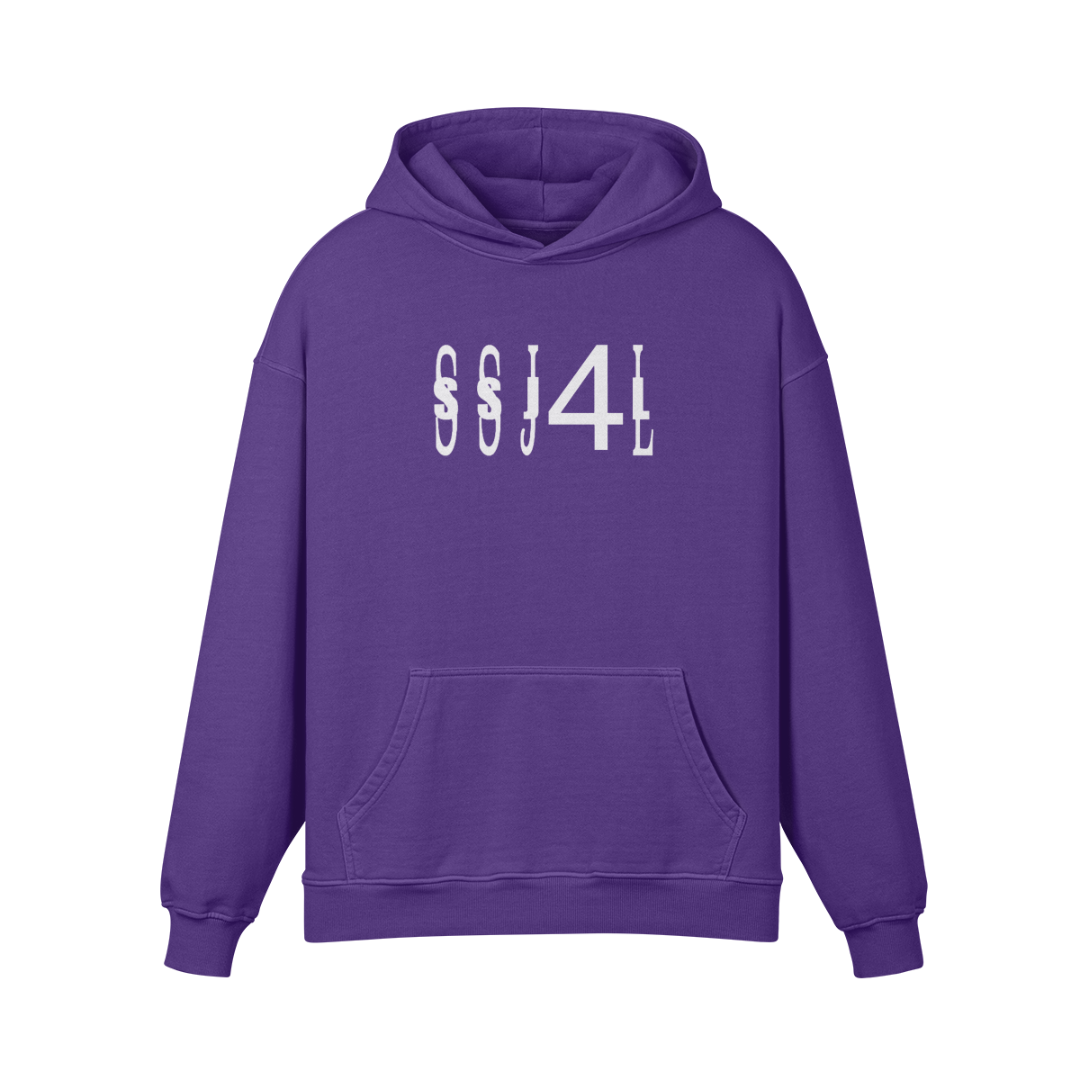 SSJ4L White Letters Hoodies